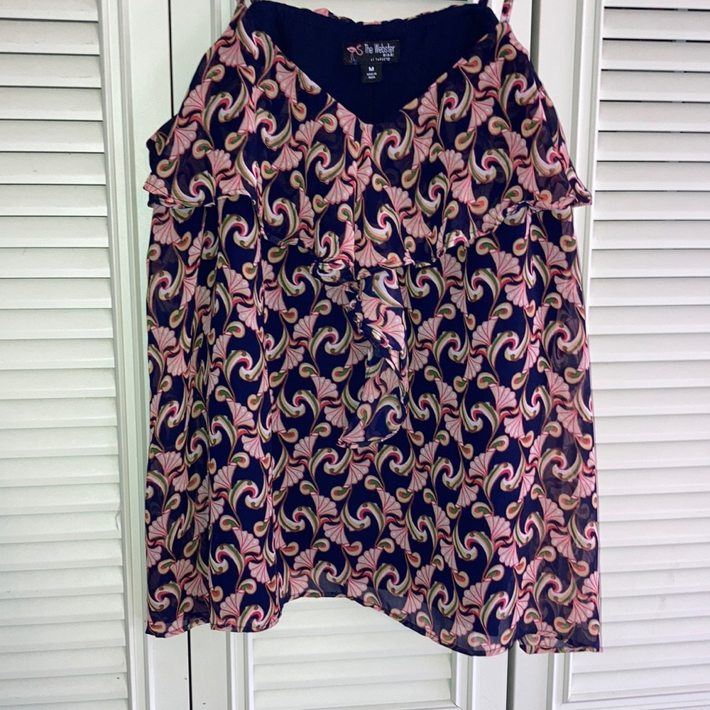 ⭐️3/$14⭐️ The Webster Miami @Target Ruffled tank M